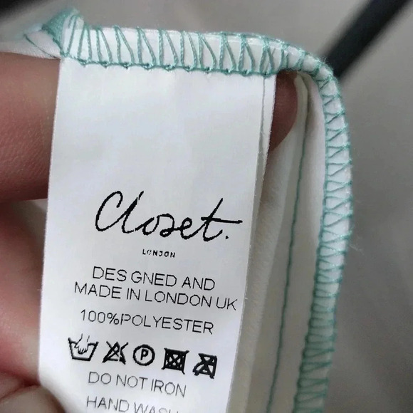 Closet London Stunning New Wrap Dress Size 10 - Geometric Flowy Design - Picture 15 of 15